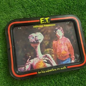 VINTAGE 1982 E.T. Foldable Dinner Food Tray